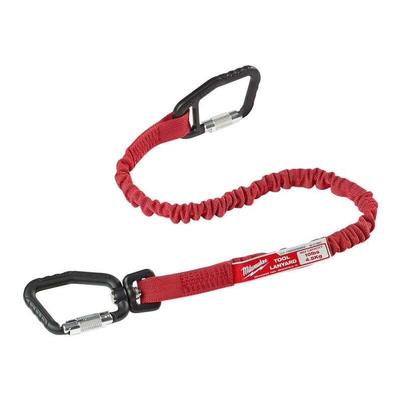 MILWAUKEE 4.5 KG ÇİFT KARABİNA ŞOK EMİCİ LANYARD