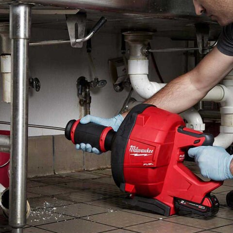 Milwaukee Akülü 10 mm Spiralli Yüksek Güçlü Kanal Temizleme M18 FDCPF10-201C