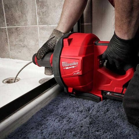 Milwaukee Akülü 10 mm Spiralli Yüksek Güçlü Kanal Temizleme M18 FDCPF10-201C