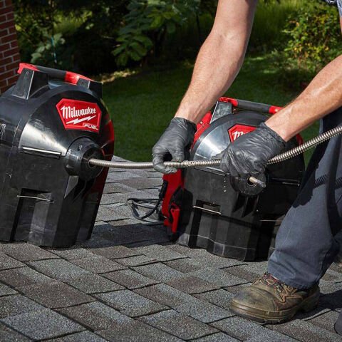 Milwaukee Akülü 13 mm Spiralli Yüksek Güçlü Kanal Temizleme M18 FFSDC13-0