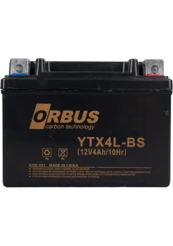 Orbus YTX4L-BS 12V 4A Motosiklet Aküsü