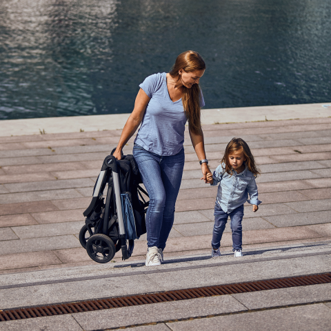Thule Spring Bebek Arabası Mavi/Alüminyum