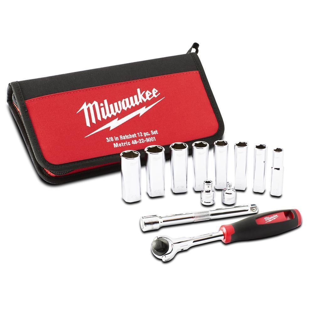 Milwaukee Lokma Takımı 3/8” 12 Parça