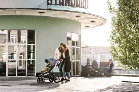 Thule Sleek Bebek Arabası Gri/Siyah