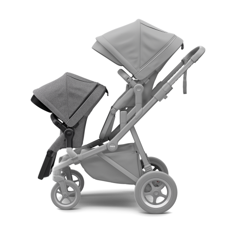 Thule Sleek Kardeş Koltuğu Siyah/Gri