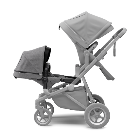 Thule Sleek Kardeş Koltuğu Siyah/Gri
