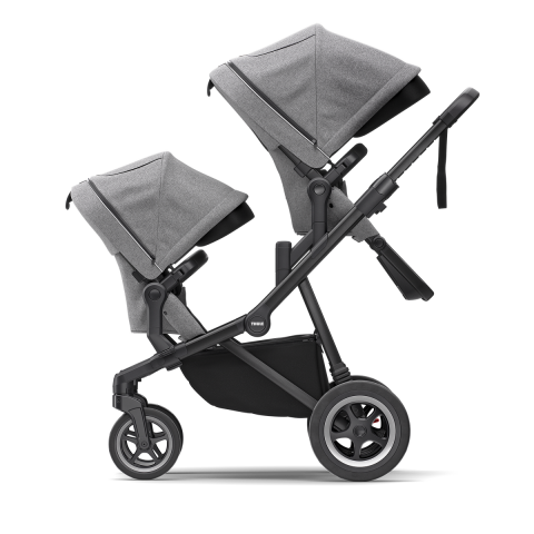 Thule Sleek Kardeş Koltuğu Siyah/Gri