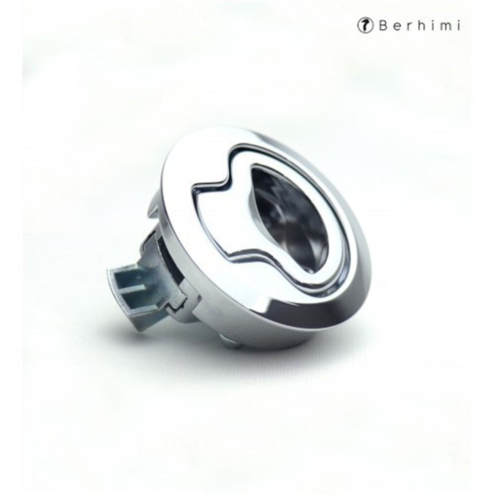 Berhimi  Karavan Tekne Dolap Düğmesi Bas-çek Krom Kulp Küçük