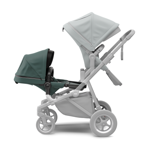 Thule Sleek Kardeş Koltuğu Siyah/Yeşil