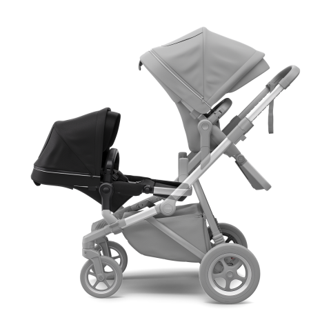 Thule Sleek Kardeş Koltuğu Alüminyum/Gece Siyahı