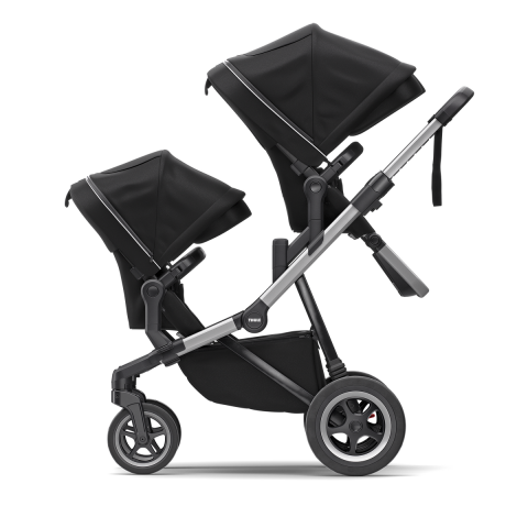 Thule Sleek Kardeş Koltuğu Alüminyum/Gece Siyahı
