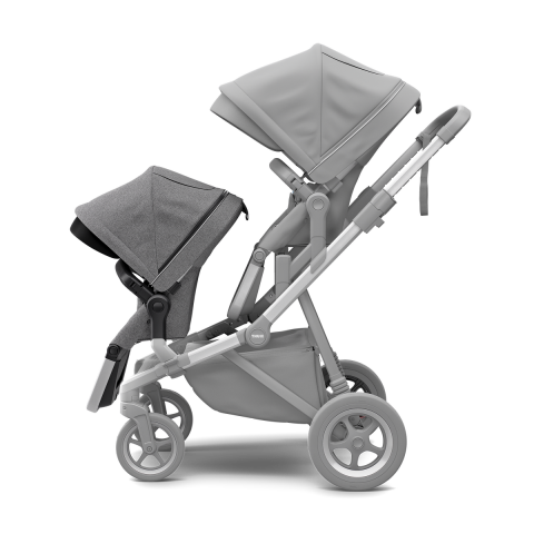 Thule Sleek Kardeş Koltuğu Alüminyum/Gri