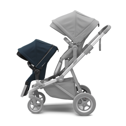 Thule Sleek Kardeş Koltuğu Alüminyum/Lacivert