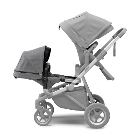 Thule Sleek Kardeş Koltuğu Alüminyum/Koyu Gri