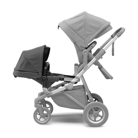 Thule Sleek Kardeş Koltuğu Alüminyum/Koyu Gri