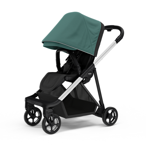 Thule Shine Bebek Arabası Alüminyum/Koyu Yeşil