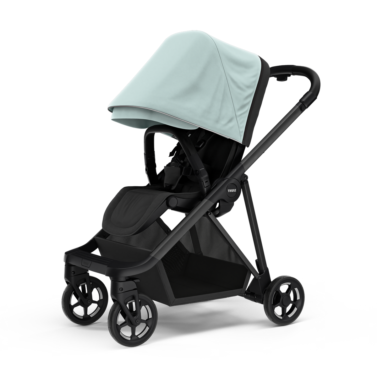 Thule Shine Bebek Arabası Siyah/Açık Mavi
