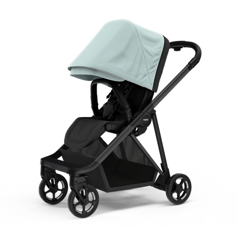 Thule Shine Bebek Arabası Siyah/Açık Mavi