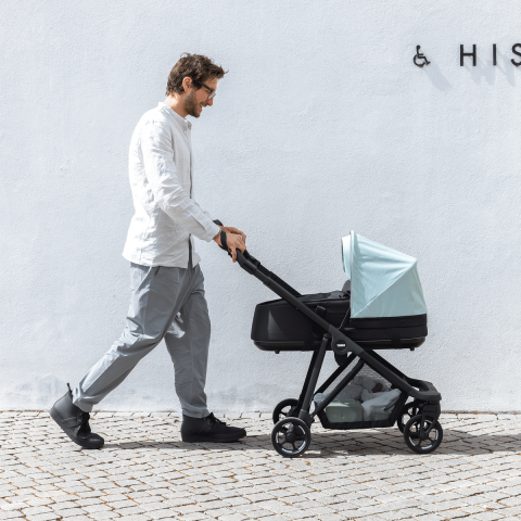 Thule Shine Bebek Arabası Pembe/Siyah