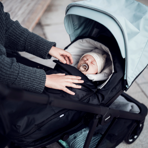 Thule Shine Bebek Arabası Pembe/Siyah