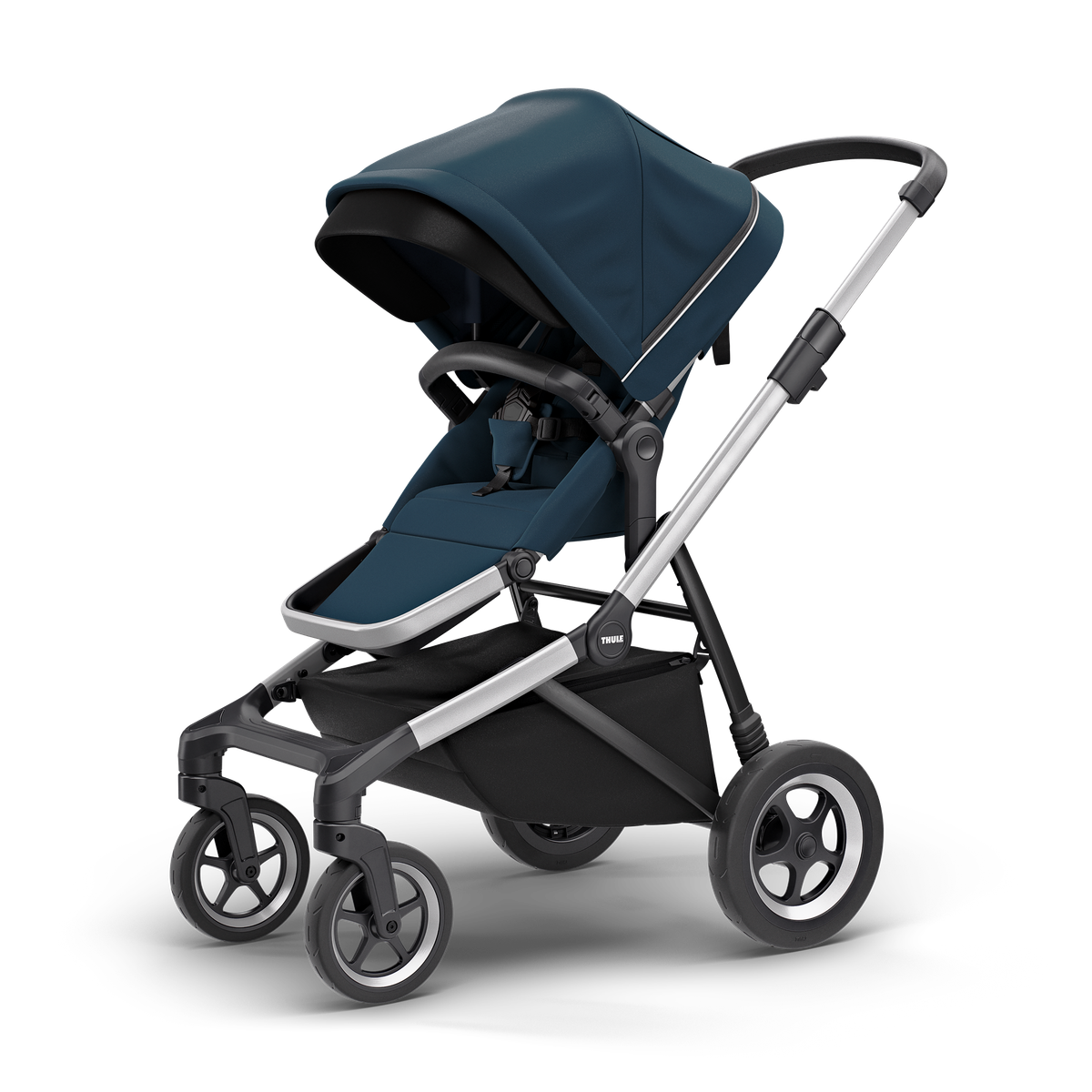 Thule Sleek Bebek Arabası Aluminyum/Lacivert