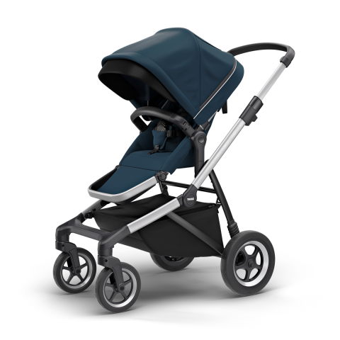 Thule Sleek Bebek Arabası Aluminyum/Lacivert