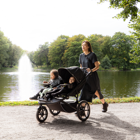 Urban Glide 3 İkiz Bebek Arabası Siyah