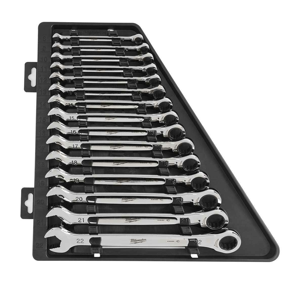 MILWAUKEE 15 PARÇA MAX BITE KOMBİNE ANAHTAR SETİ CIRCIRLI