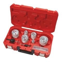 MILWAUKEE 17 PARÇA %8 KOBALTLI Bİ-METAL ENDÜSTRİYEL SERİ PANÇ SETİ