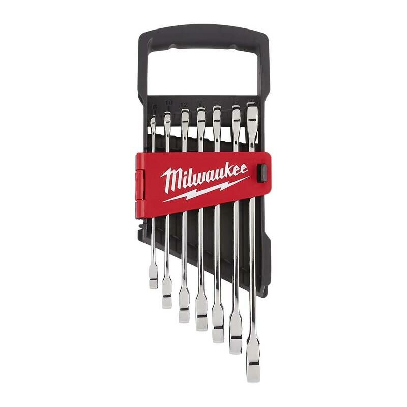 MILWAUKEE 7 PARÇA MAX BITE KOMBİNE ANAHTAR SETİ CIRCIRLI