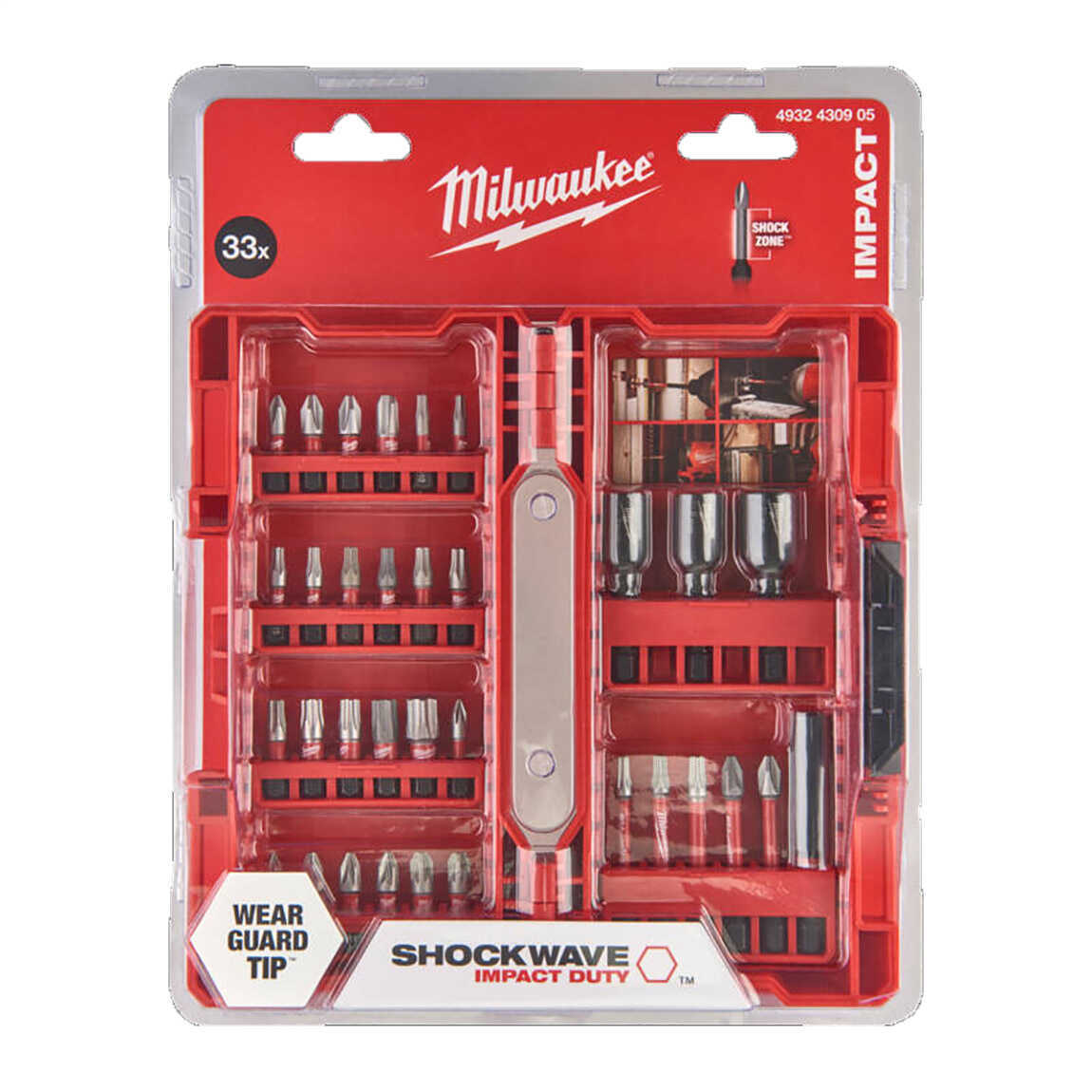 Milwaukee Vidalama Bits Uç Seti 33 Parça