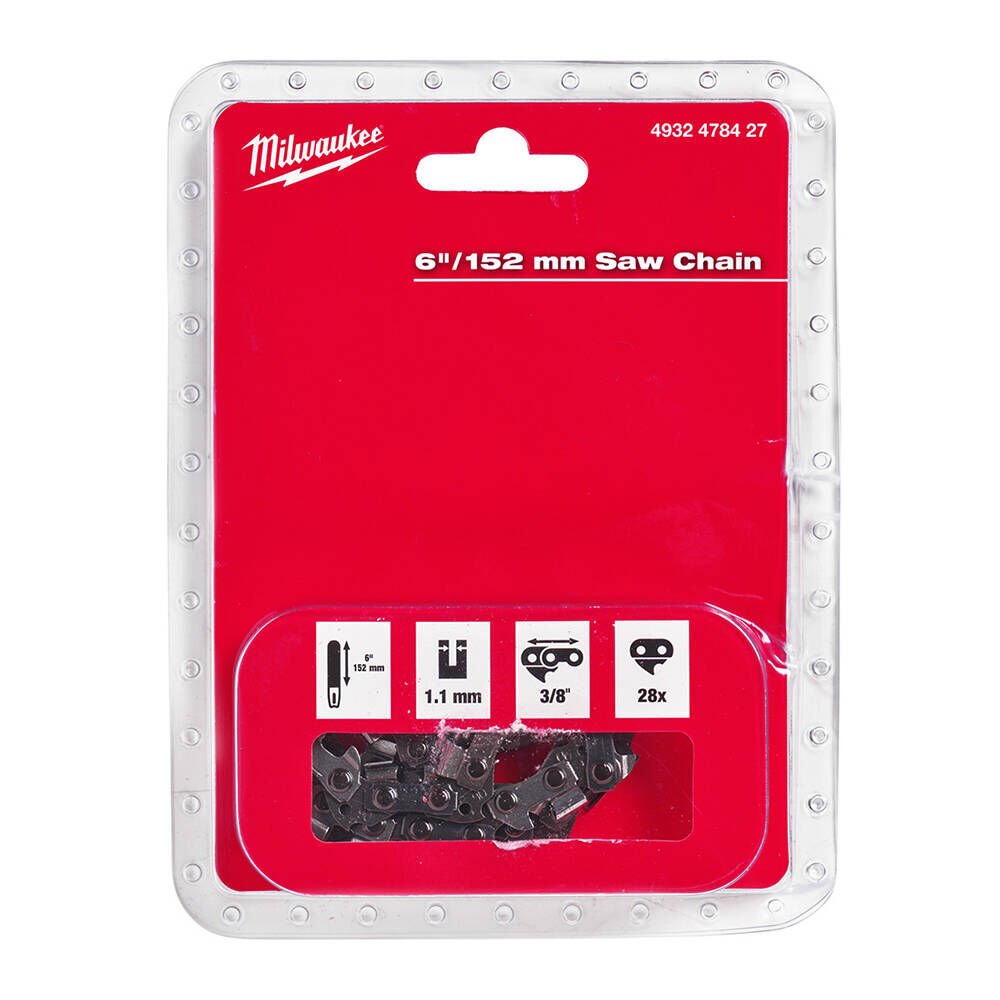 Milwaukee 3/8x152x1.1 Akülü Orman Motoru Yedek Zinciri