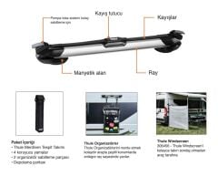 Thule 9 Basamaklı Teleskopik Merdiven (Sabitleme Kiti Dahil)