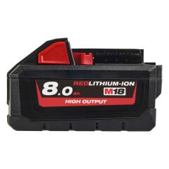 MILWAUKEE (M18HB8 HIGHOUTPUT REDLİTHİUM-ION) 18 Volt 8 Amper Akü