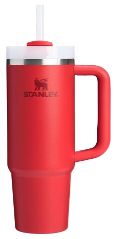 Stanley Quencher H2.O FlowState™ Tumbler Pipetli Termos 0.89 LT - Kırmızı
