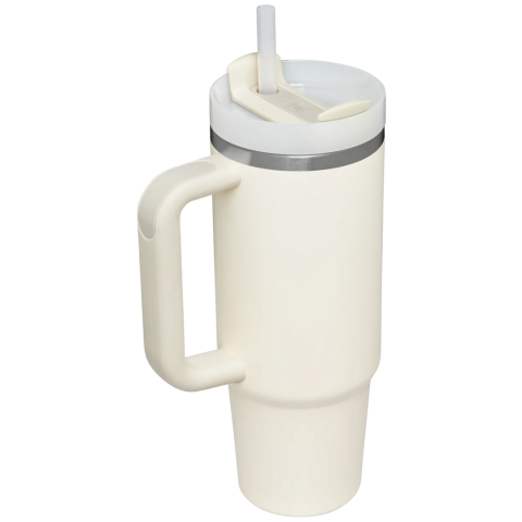 Stanley Quencher H2.O FlowState™ Tumbler Pipetli Termos 0.89 LT - Krem