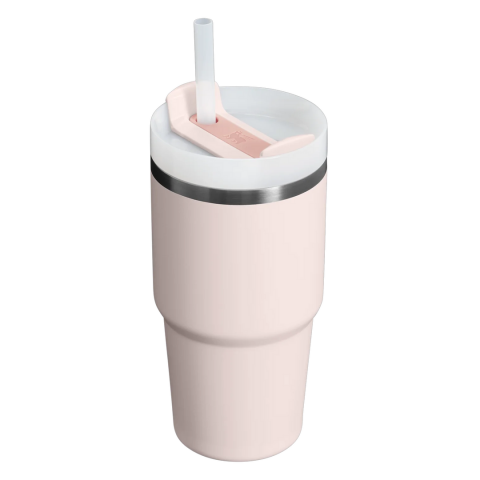 Quencher H2.O FlowState™ Tumbler Pipetli Termos  0.6 LT -Açık Pembe