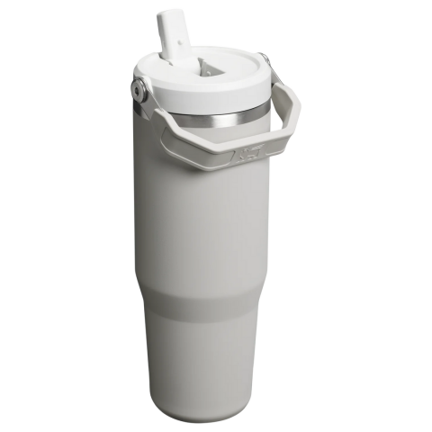 IceFlow™ Flip Straw Tumbler Pipetli Termos  0.89 Lt Gri