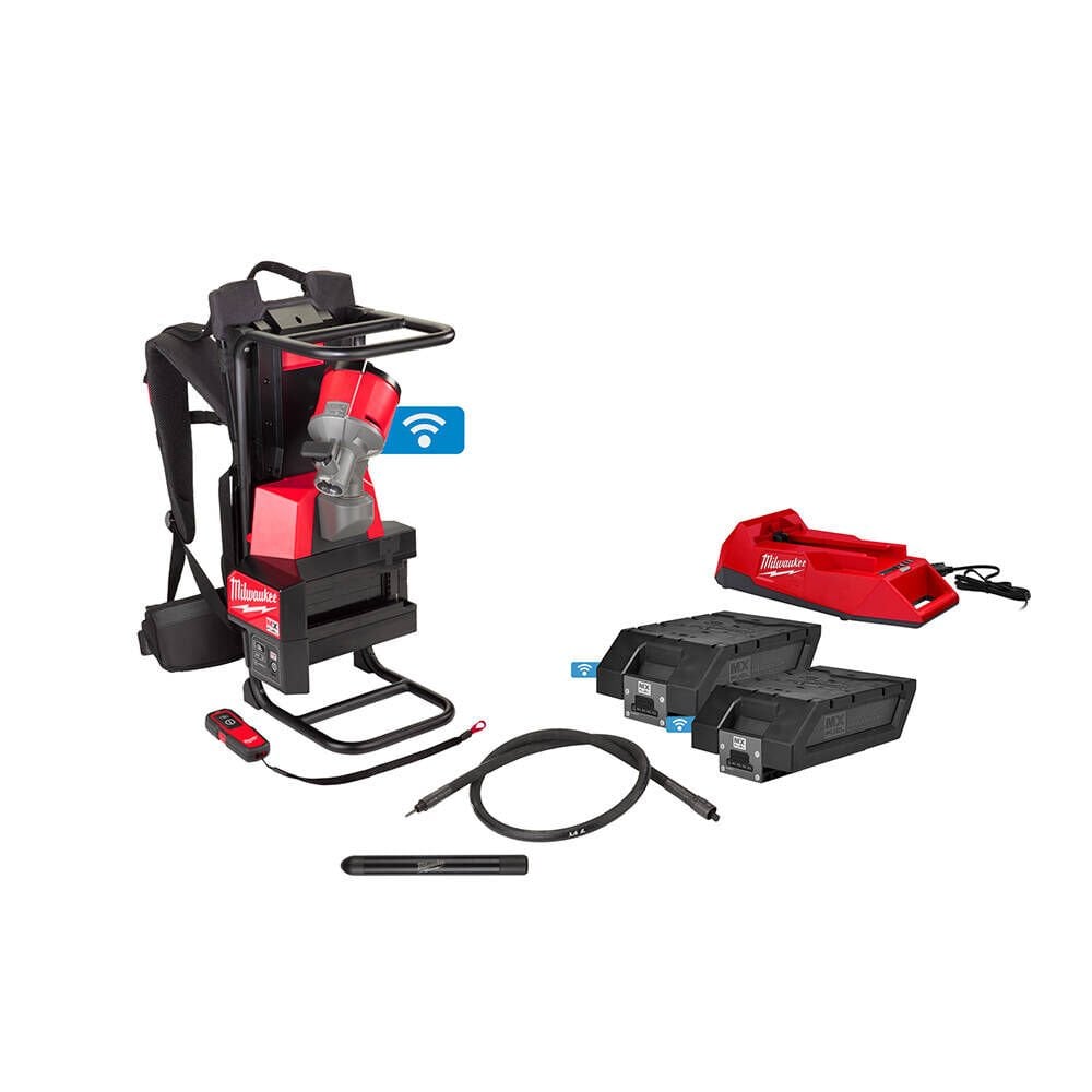 Milwaukee Akülü Sırt Tipi Beton Vibratörü MX FCVBP KIT-602