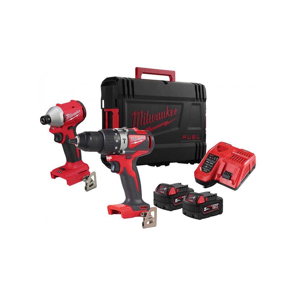 Milwaukee 2'li Akülü Set (BLPD2-BLIDR) M18 BLPP2A3-502X
