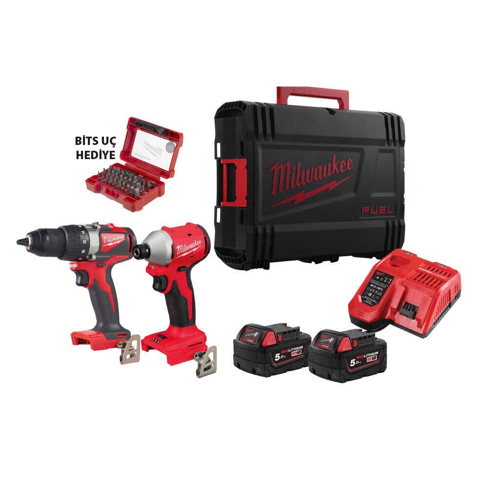 Milwaukee 2Li Set ( Blıdr-Bldd2) M18 BLPP2B3-502B