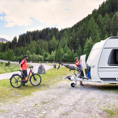 Thule Caravan SuperB Standart Çekme Karavan için  2 li Bisiklet Taşıyıcı