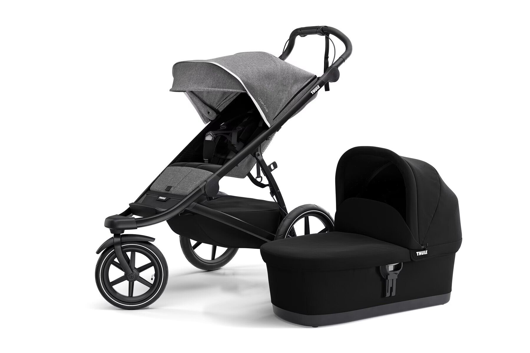 Thule Urban Glide 2 + Bassinet Bebek Arabası Gri/Siyah