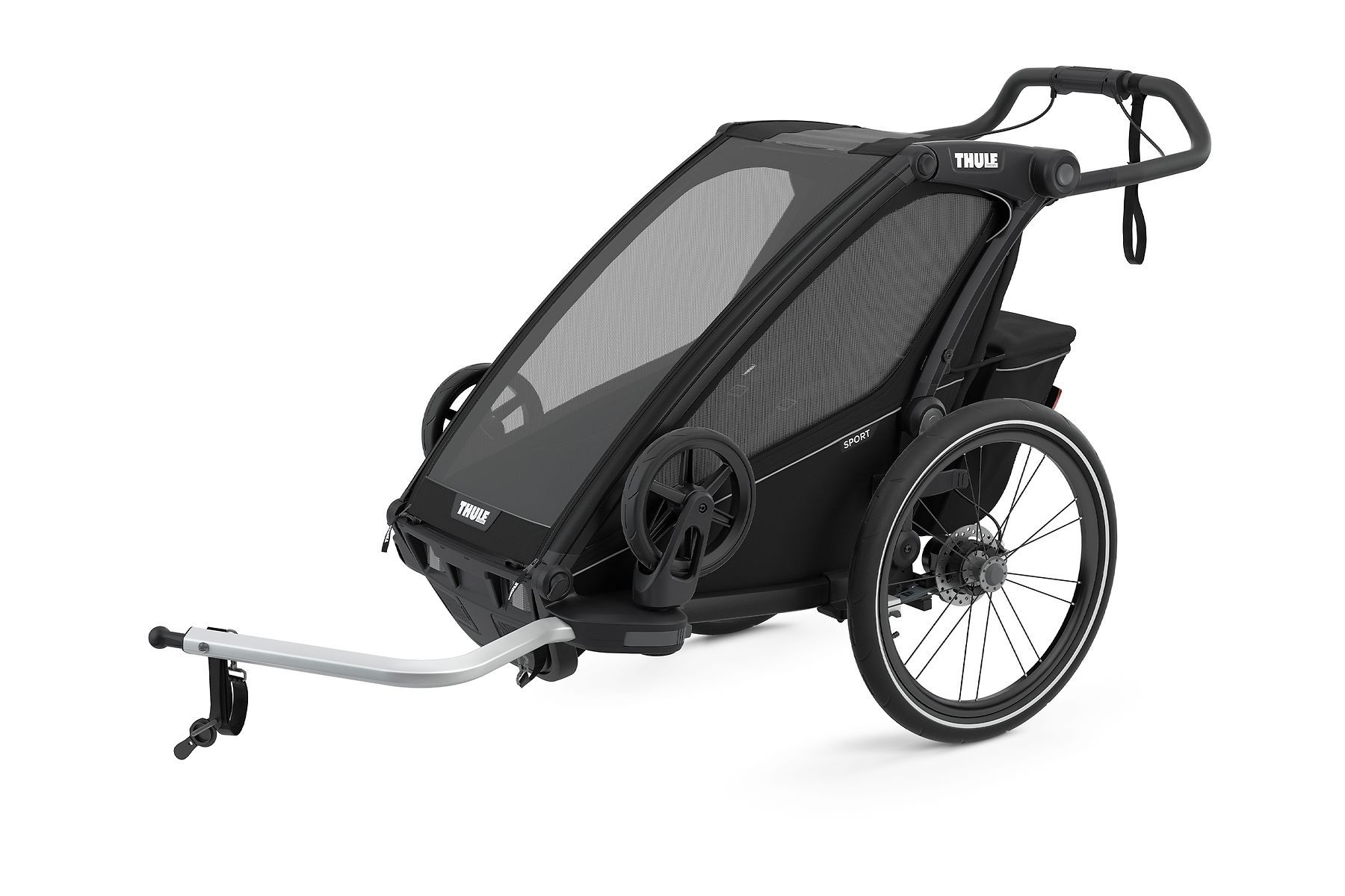 Thule Chariot Sport Çok Amaçlı Bebek Arabası (Tek Kişilik) Midnight Black/Black