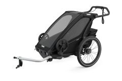 Thule Chariot Sport Çok Amaçlı Bebek Arabası (Tek Kişilik) Midnight Black/Black