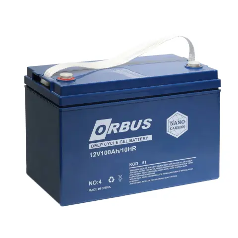 ORBUS 12V 100AH Derin Deşarjlı Jel Akü