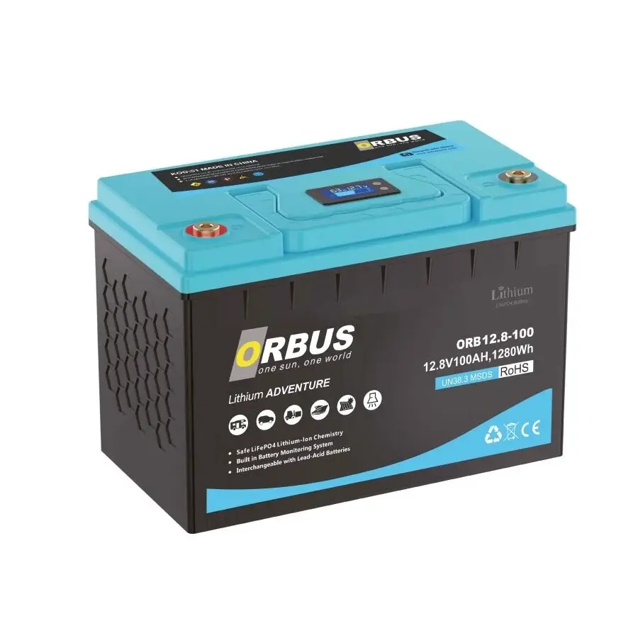 ORBUS LITYUM 12,8V 100AH LiFePo4 AKÜ