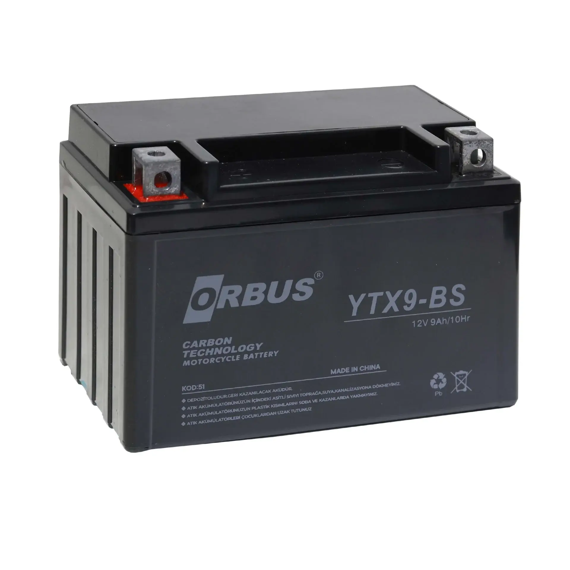 Orbus 12N9-BS Motosiklet Aküsü