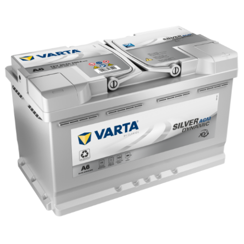 VARTA AKÜ 12V 80 AH A6 AGM START&STOP PLUS
