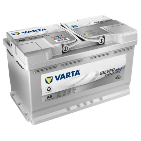 VARTA AKÜ 12V 80 AH A6 AGM START&STOP PLUS